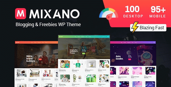 Mixano - Minimal WordPress Theme
