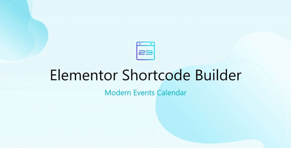 Modern Events Calendar - Elementor Shortcode Builder