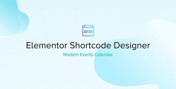 Modern Events Calendar - Elementor Shortcode Designer