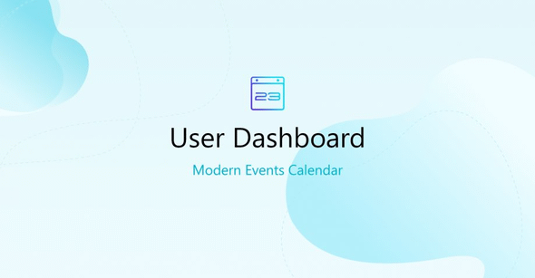 Modern Events Calendar - User Dashboard Addon
